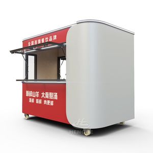 Mini-kiosque alimentaire mobile léger avec fenêtre de service ouverte, design classique et simple pour la vente de rue - Product Image 3