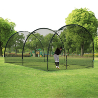 Cage de frappe portable robuste pour entraînement en extérieur, équipement de baseball et softball, filet de baseball pour cages