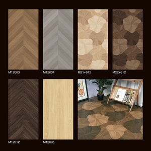 Gạch men vân gỗ Chevron Herringbone 600x1200mm, bề mặt mờ, chống trơn, dùng lát sàn tường phòng khách biệt thự — ảnh 1