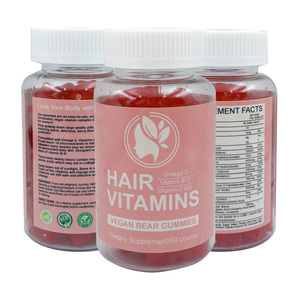 Vitaminas para el Cabello de Marca Privada, Gomitas Azules Naturales con Biotina y Multivitaminas para el Cabello - Product Image 1