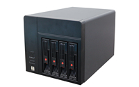 Boîtier de serveur NAS populaire 2026 à 4 baies, haute vitesse, double LAN 2.5G, affichage 4K, pour SSD/HDD 2.5'' et 3.5'', idéal pour le stockage de données cloud