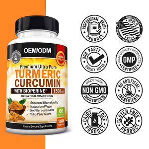 Oem Hữu Cơ thảo dược nghệ Curcumin với hạt tiêu đen chiết xuất nghệ viên nang cho doanh hỗ trợ - Product Image 3