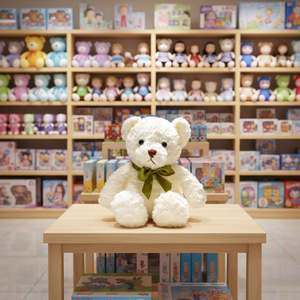 Oso de Peluche al por Mayor, Juguete de Peluche con Logotipo ODM, Regalos de Cumpleaños para Niños, Oso de Peluche Suave y Regordete con Suéter, Juguete de Algodón PP de Toy Story - Product Image 6