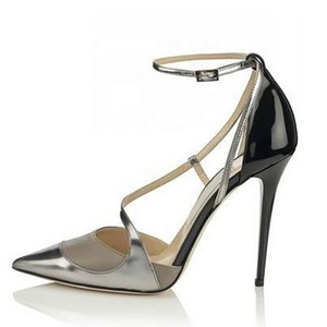 Chaussures à talons hauts et bouts pointus, boucles de cheville, talons aiguilles, <span class=keywords><strong>grande</strong></span> <span class=keywords><strong>taille</strong></span>, pour femmes - Product Image 3