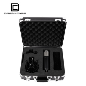 C Trong Kho Ghi Âm Phần Cứng Trường Hợp Chuyến Bay Condenser Microphone Mang Hộp Nhôm Công Cụ Lưu Trữ Trường Hợp - Product Image 2