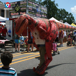 Costume de marche de performance de costume de <span class=keywords><strong>dinosaure</strong></span> d'Halloween pour les affichages d'aéroport et de maternelle - Product Image 4