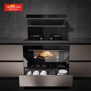 Ouxuan Furniture Paniers coulissants de cuisine en acier inoxydable avec rail à amortissement, Système de rangement pour toute la maison - Product Image 5