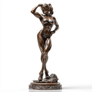 Statue de musculation en résine, grade - Product Image 1