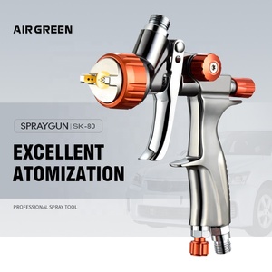Pistolet à peinture pneumatique à haute atomisation, peinture pour tôles, vernis, apprêt, <span class=keywords><strong>SICO</strong></span> SK-80 d'origine - Product Image 2