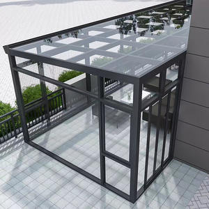 Nouveau design de maison préfabriquée quatre saisons en Australie <span class=keywords><strong>Sun</strong></span> House personnalisée en verre trempé et cadre en aluminium - Product Image 4