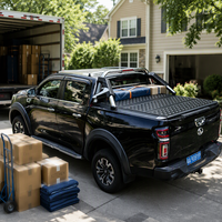 Couverture de benne coulissante à trois volets pour Toyota Tundra, en aluminium rigide, imperméable, pour camionnette