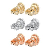 Серьги TELULA Trendy из золота 9к/10к/14к/18к с выращенными в лаборатории бриллиантами, сертифицированные IGI, унисекс, свадебные, с винтовым дизайном