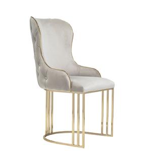 <span class=keywords><strong>Chaise</strong></span> de Restaurant en acier inoxydable doré de haute qualité, <span class=keywords><strong>chaise</strong></span> de salle à manger en velours pour hôtel, Restaurant, maison - Product Image 5