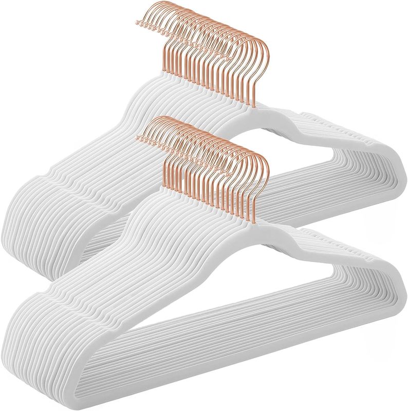 Black 50PK Lightweight Space Saving Durable