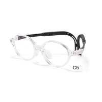Ventes directes d'usine, lunettes optiques pour enfants, lunettes rondes en acétate, lunettes pour enfants