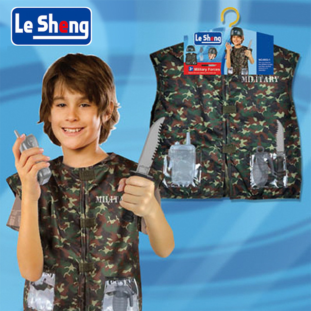 Children's Festival Role Play Clothing Field Battle Camouflage Uniforms Children's Cosplay Costumes