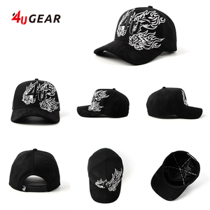 4UGEAR Gorras 하이 퀄리티 5 패널 3D 자수 4U 야구 모자 스냅백 모자 남성용 트럭 운전사 모자 - Product Image 2
