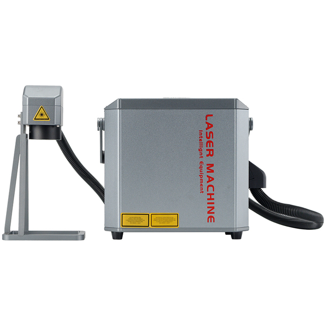 30W Portable Handheld Small Mini Metal Iron Aluminum Steel Fiber Laser Marking Engraving Machine