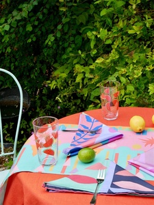 Vente en gros de serviettes de restaurant en lin personnalisées serviettes imprimées de mariage recyclables avec logo personnalisé accessoires en tissu lavable - Product Image 4