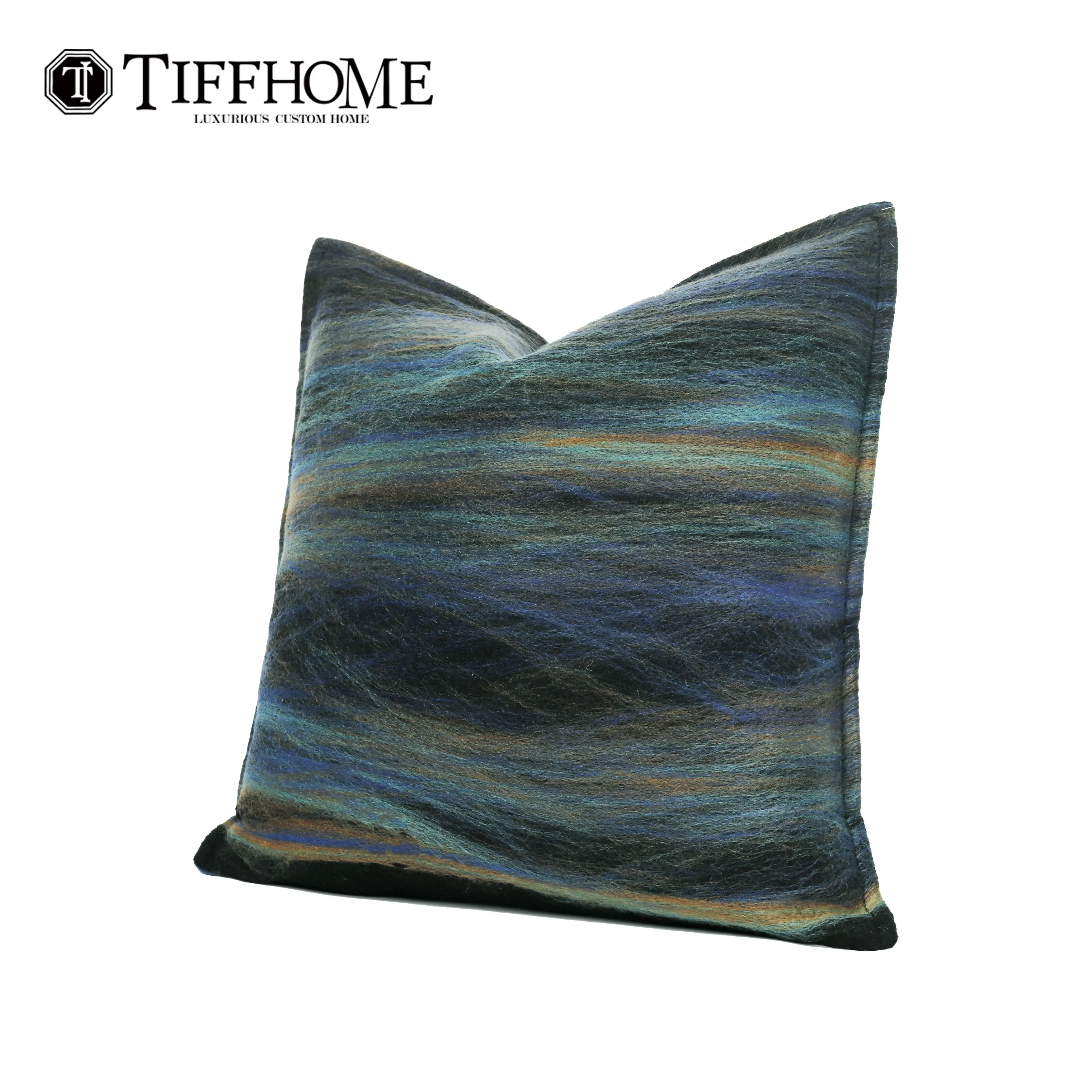 Tiff Home Best Selling 45*45cm Wholesale Luxury Throw Pillow Reusable Gradient Cushion Cover For Living Room Sofa