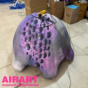 Fleur funéraire géante réaliste gonflable, ballon de gloire du matin gonflable pour la décoration d'événements et de scènes - Product Image 4