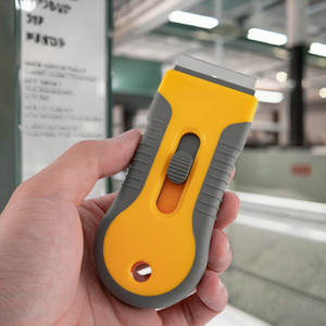 Customized OEM ODM Support Ergonomic Handle Plastic Hand Glue Remover CN055GY for <b>DIY</b> Ceramic Hob Scraper Cutting <b>Tools</b> - Product Image 3