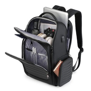 High Quality Men's Multi-Functional USB <b>Backpack</b> Fashionable <b>Business</b> Travel Pack with Polyester Lining Waterproof Oxford Cloth - Product Image 2