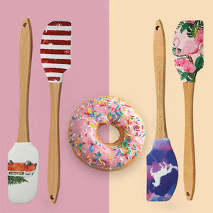 Newest Pattern Food Grade <b>Silicon</b> Spatula Kitchen Baking Gadget Cake <b>Tool</b> - Product Image 4