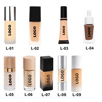 Fond de Teint Liquide Vegan OEM ODM, Correcteur de Teint, Maquillage Imperméable, Résistant au Transfert, Longue Durée 24H, Couvrance Totale, Fini Mat