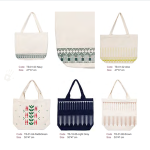 Sac fourre-tout spacieux en coton égyptien pour femme, sac à main quotidien tendance avec longues poignées, léger et durable, doublure en toile - Product Image 2