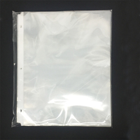 Fournitures de bureau A4 plastique transparent poinçon poche dossier étanche sac fichier L forme feuille protecteur fichier organisateur
