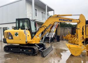 Komatsu เครื่องขุดไฮดรอลิก PC56ขนาดเล็ก6ตันมือสองเกือบใหม่ - Product Image 4