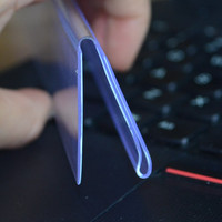 Profilé d'extrusion en plastique PVC, bande plastique transparente, porte-étiquette, porte-étiquette de prix pour étagère de supermarché