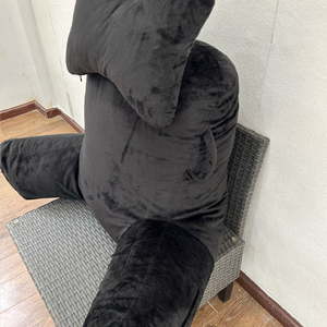 Oreiller de lecture de soutien du cou de grande taille en velours de cristal repose-dos assis dans le <span class=keywords><strong>lit</strong></span> oreiller de soutien du corps oreiller de lecture - Product Image 2