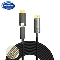 Fibre optique active de haute qualité 4K60Hz pour câble HDMI 2.0 Micro AOC 20m 30m 40m 50m câble optique HDMI2.0 pour moniteur