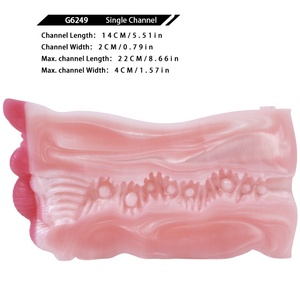 Masturbador Masculino GEEBA Pink Pocket Pussy, Estilo Wombat, Vagina de Silicona, Vagina Monstruo para Hombres, Juguetes Sexuales - Product Image 2