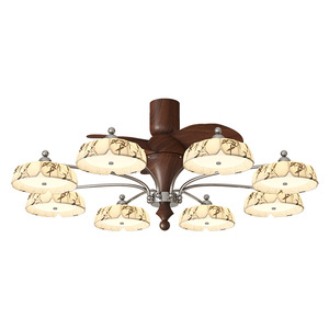 Lámpara de Techo Estilo Song para Restaurante, Nueva Lámpara de Techo de Estilo Chino, Lámpara de Techo de Tela Antigua, Lámpara de Techo Multicabezal para Dormitorio - Product Image 5