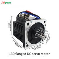 Moteur Servo DC Basse Tension 1500W 3.2N.m 3000RPM 48V 45A IP65 avec Kit de Commande à Montage sur Bride Pulse/RS485/CANopen/EtherCAT pour Injection