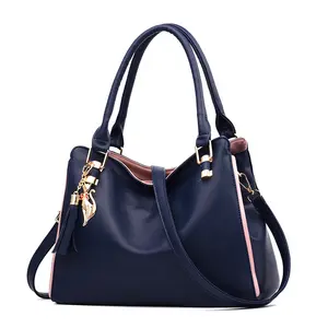 Personalizado TD1161 moda Totes Simple trapecio mujeres mensajero bolso de hombro gran elegancia mujeres bolso fabricante