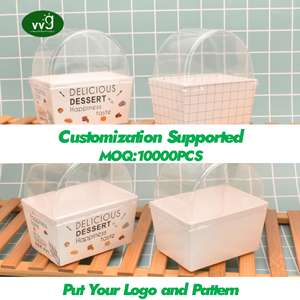 Scatole per Alimenti VVG Personalizzate per Asporto in Carta Spessa per Toast con Uova, Hamburger, Colazione e Panini - Product Image 4