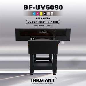 เครื่องพิมพ์อิงค์เจ็ทแบบดิจิตอลอัตโนมัติรุ่น Inkgiant Bf-uv6090 ขนาด 60 ซม.*90 ซม. พร้อมหมึกสำหรับพิมพ์เคสมือถือ กระจก โลหะ สภาพใหม่เอี่ยม - Product Image 1