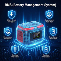 Batterie externe OEM haute capacité 26400 mAh pour iPhone, ordinateur portable, ventilateur USB, chargeur, batterie externe d'urgence pour l'extérieur