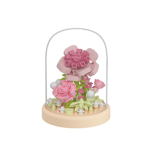 Ensemble de terrariums à fleurs en blocs de construction, assemblage DIY pour enfants de 5 à 7 ans, jouet unisexe JMH 02 - Product Image 5