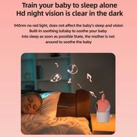 Cámara para Bebés con 3.2MP HD, Detección de Sonido y Movimiento, Conexión WiFi y Bluetooth, Aplicación TUYA para Protección Interior