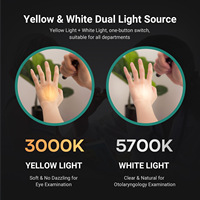 NEXTORCH Dr.K32 Lampe torche double couleur (blanc et jaune) – Accessoires pour infirmières, cadeaux pour assistants médicaux, essentiels pour les écoles de soins infirmiers