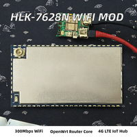 Modul Router WiFi Nirkabel Hi-Link HLK-7628N Original Openwrt MT7628NN 300Mbps DC5V 1A dengan Sertifikasi CE FCC SRRC