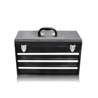 Four-Layer Metal Socket Set 119-Piece Complete Tool Set with Cabinet Case Storage 1/4in Drive Hand Operated OEM