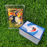 Porte-cartes de collection encastré à visser avec fermeture à bouton, anti-RFID, pour cartes de sport et de jeu Pokémon