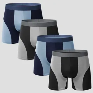 Fabriek Groothandel Snel Droog Sportondergoed Heren Boxers Slips Stretch Elastische Band Ademende Mannen Kofferbak Voor Mannen