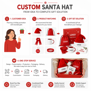 Chapeau <span class=keywords><strong>de</strong></span> Père Noël en tricot torsadé avec logo personnalisé, bordure en fourrure blanche et pompon, idéal pour les fêtes <span class=keywords><strong>de</strong></span> Noël, les cadeaux promotionnels en gros - Product Image 6